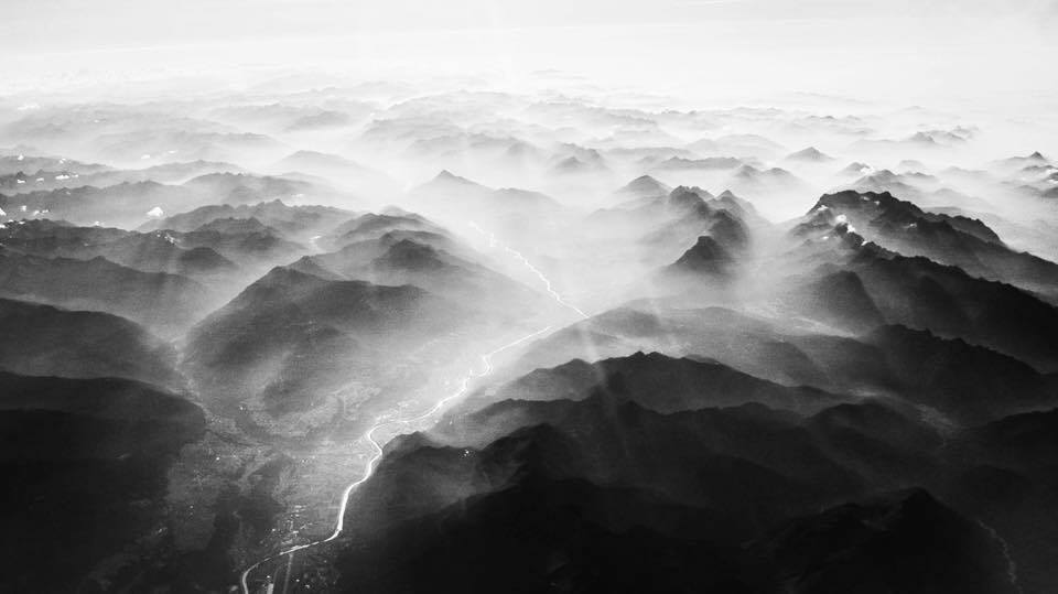 in volo dall'India